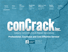 Tablet Screenshot of concrack.com